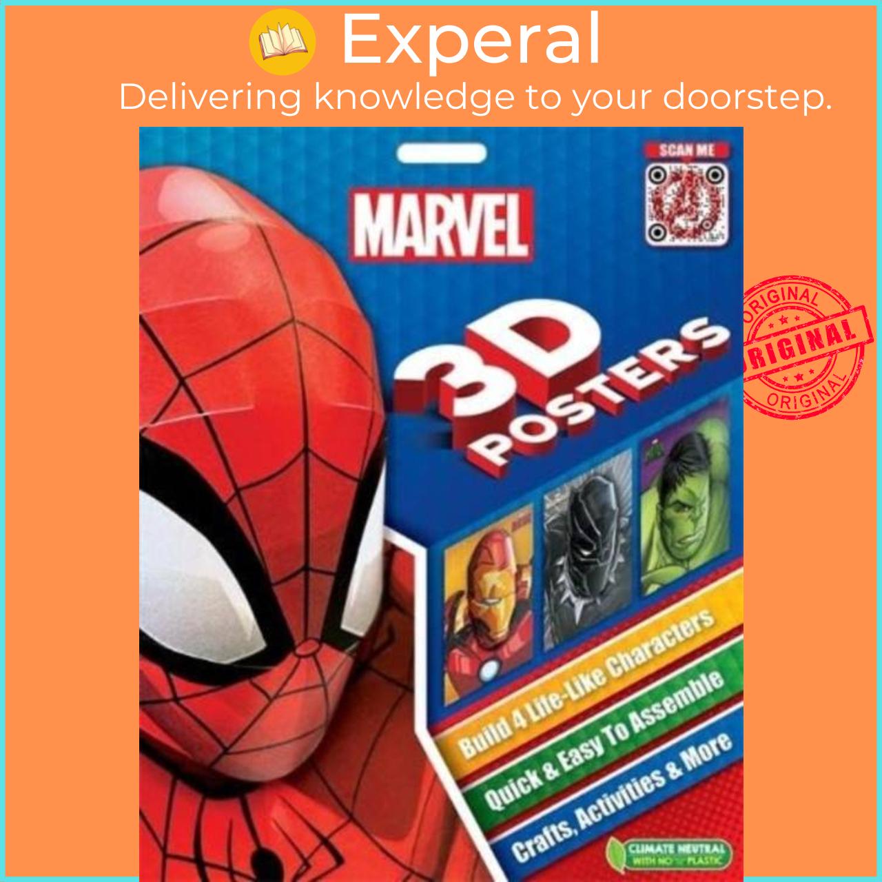 Sách - Marvel: 3D Posters by Marvel Entertainment International Ltd (UK edition, paperback)