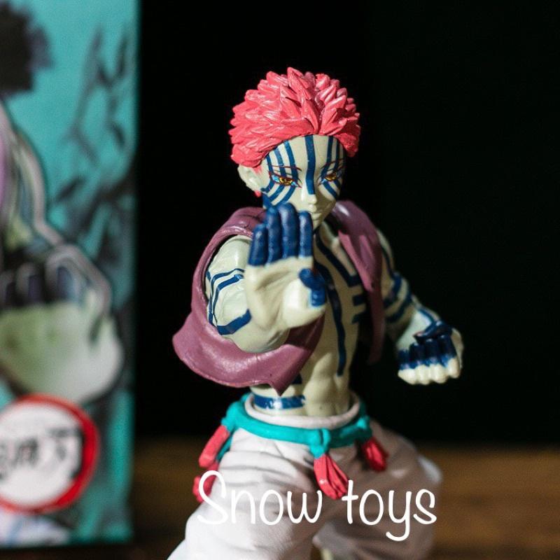 Mô hình Kimetsu No Yaiba - Mô hình thanh gươm diệt quỷ - Akaza - Thượng huyền tam - Thượng tam - Cao 16cm