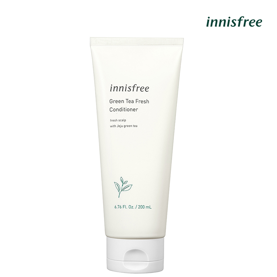 Dầu xả hạn chế bết tóc trà xanh Innisfree Green Tea Fresh Conditioner 200ml