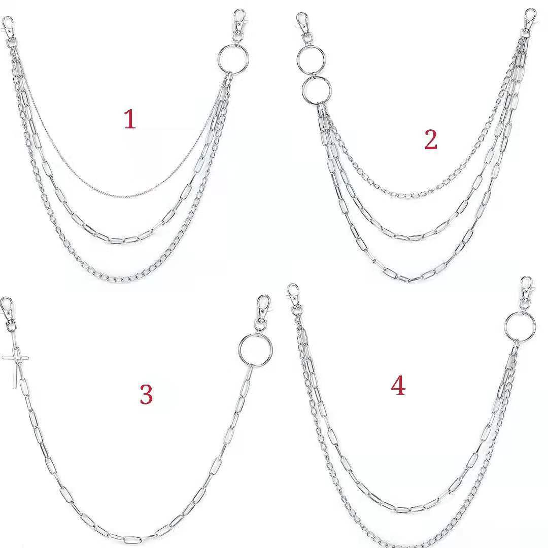 Xích đeo quần nhiều lớp thời trang nam nữ cá tính