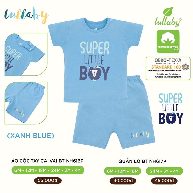  LLB- Bộ cộc tay quần lỡ llb 2021 cho bé trai