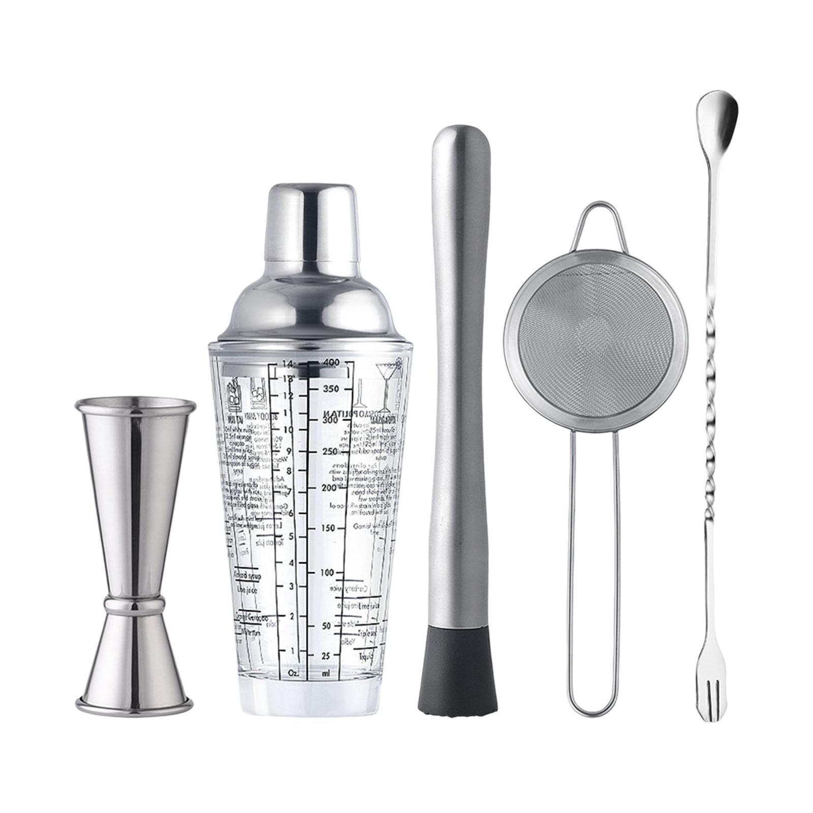 Cocktail shaker Drink Mixing Cold Resistance clear for Home A