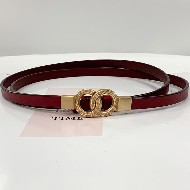 Thắt lưng đai váy,dây nịt nữ bản nhỏ ,da thật,khóa móc,điều chỉnh được độ dài
