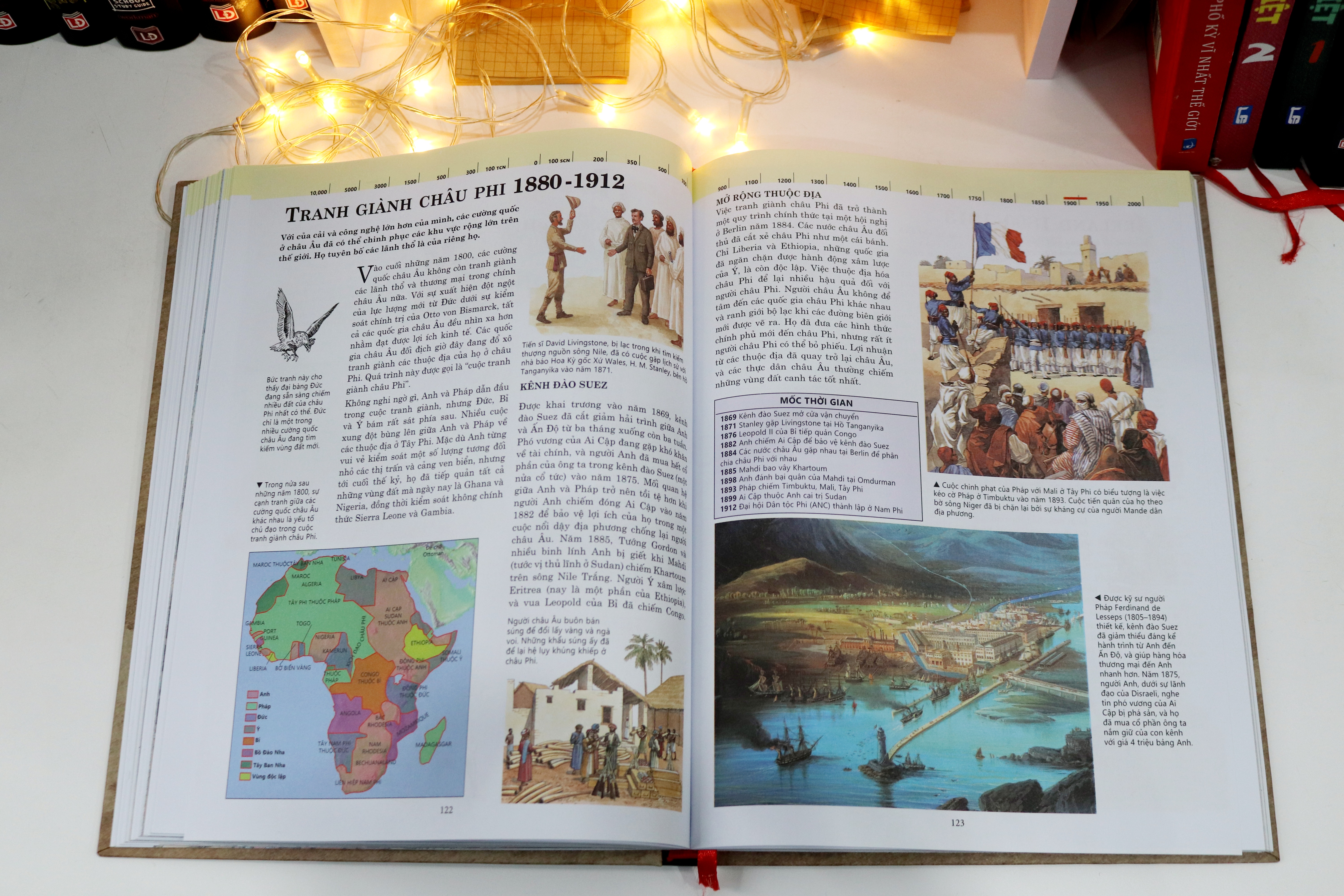 Sách - Bách Khoa Toàn Thư Lịch Sử ( History Encyclopedia Tập 1, Tập 2) Kiến Thức Lịch Sử Qua Từng Thời Kỳ Từ Thế Giới Cổ Đại Đến Thời Kỳ Hiện Đại ( Bộ 2 cuốn )