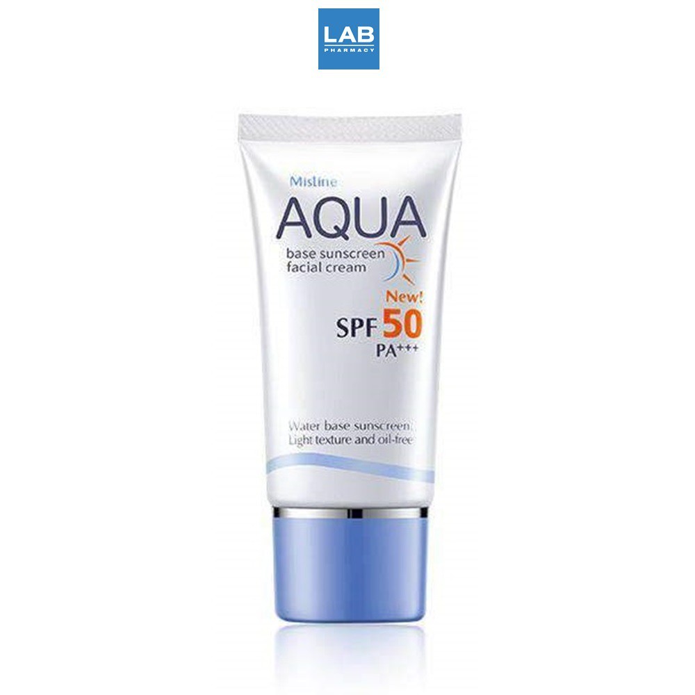 Kem chống nắng trắng da Mistine Aqua Base Suncream Thái Lan 20ml tặng móc khóa