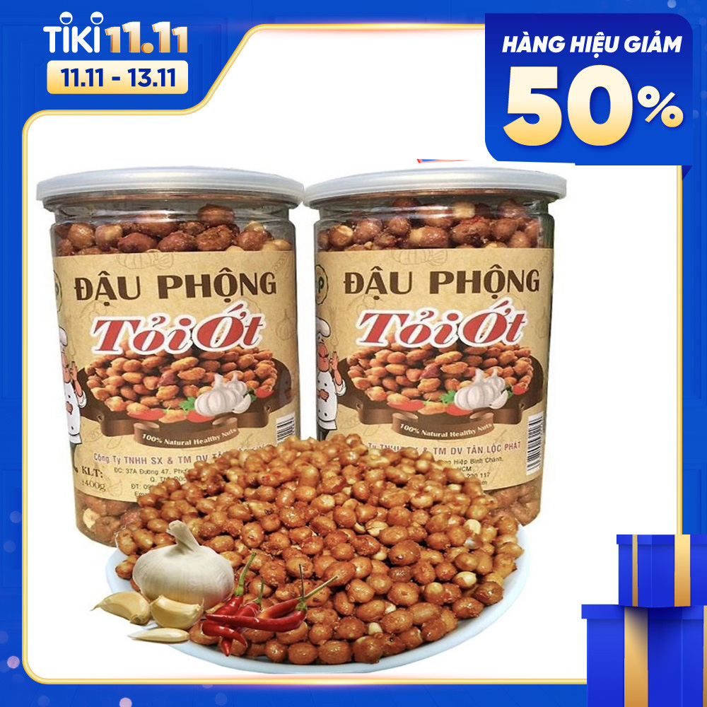 1KG ĐẬU PHỘNG RANG TỎI ỚT