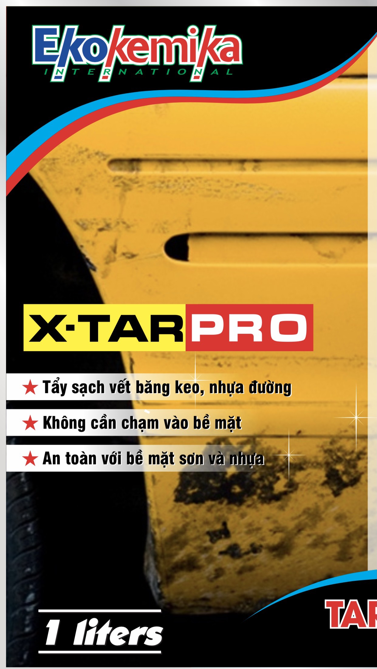 Dung dịch tẩy băng keo và nhựa đường XTAR PRO EKOKEMIKA ITALY 1L