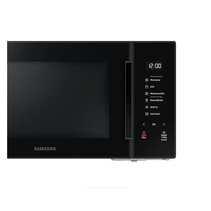 Lò vi sóng tráng men Samsung Công nghệ chiên nướng Grill Fry Dung tích 30 L Màu Đen MG30T5018CK - Hàng chính hãng