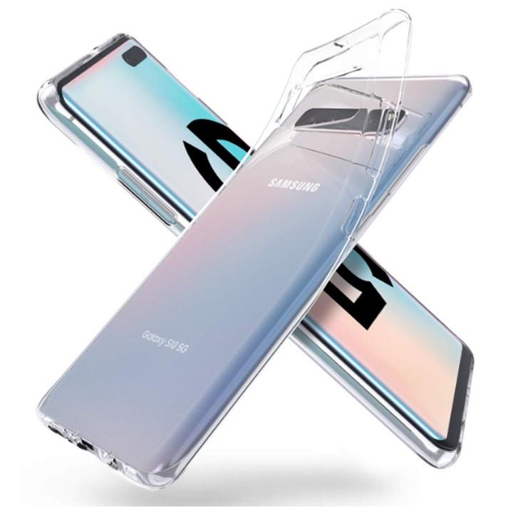 Ốp lưng dẻo silicon trong suốt dành cho Samsung S10 5G