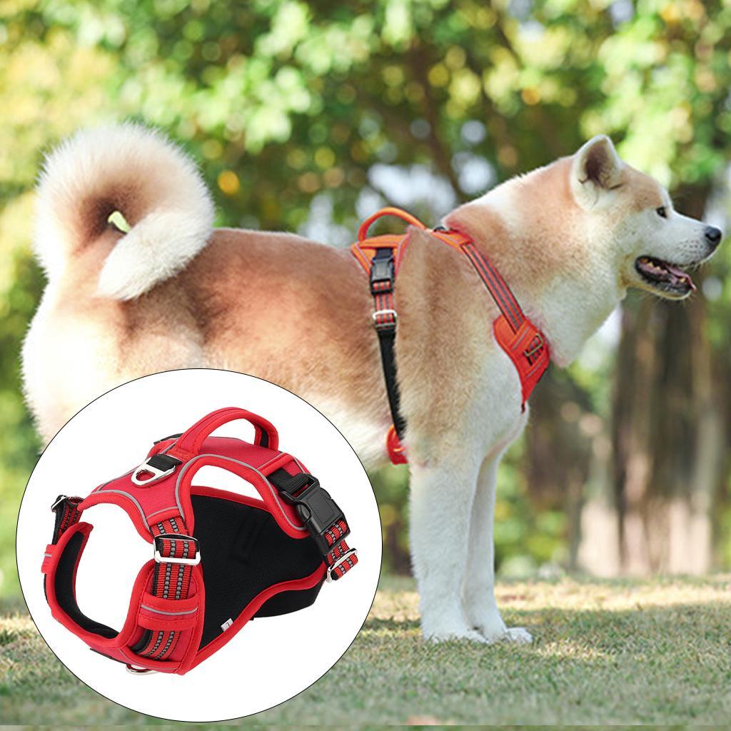 Adjustable Pet  Vest Harness for M - L Dogs Walking