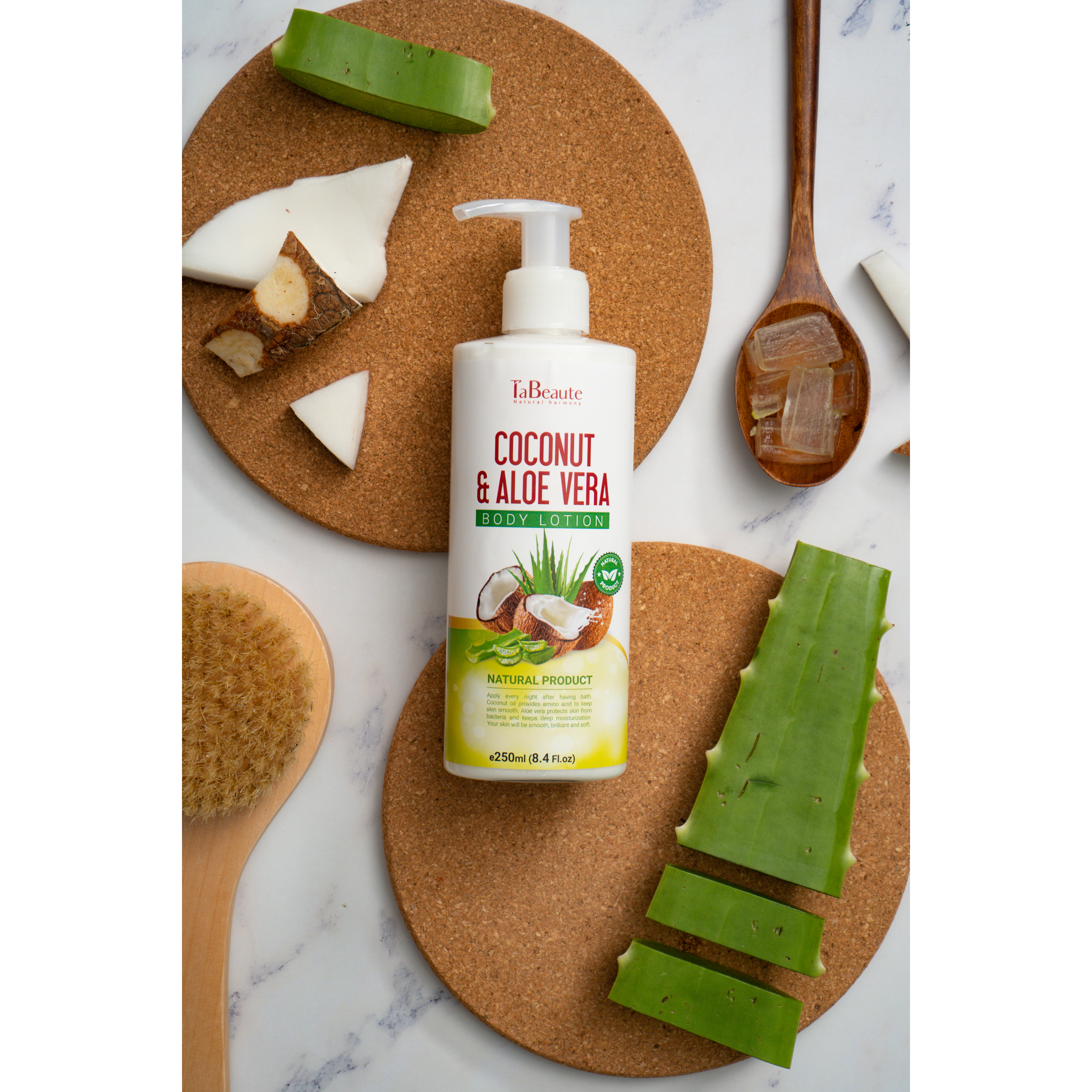 Kem dưỡng thể Dừa &amp; Nha Đam - Coconut &amp; Aloe Vera Body Lotion