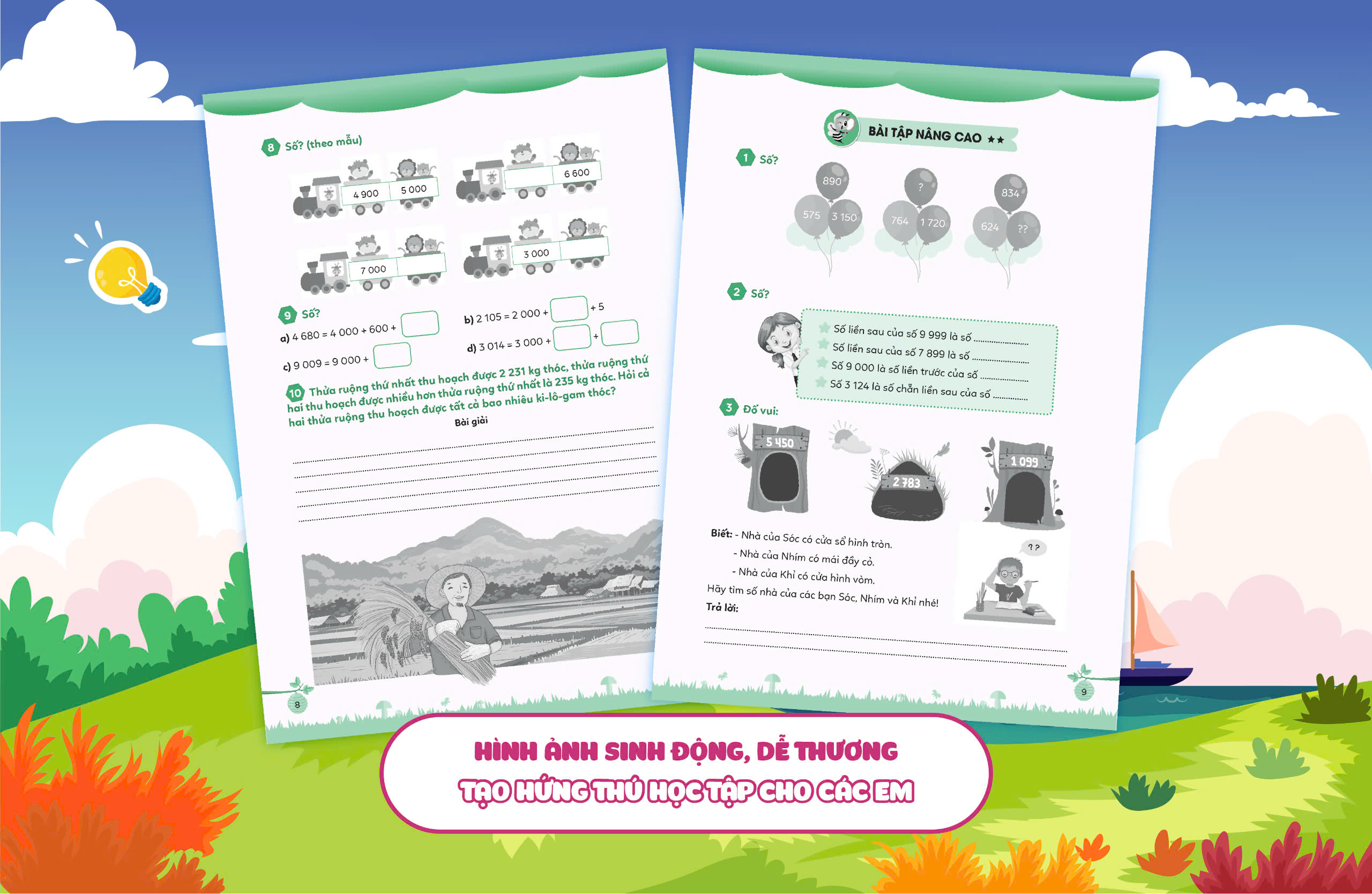 Sách Bổ trợ Toán bài tập cơ bản và nâng cao lớp 3 tập 2