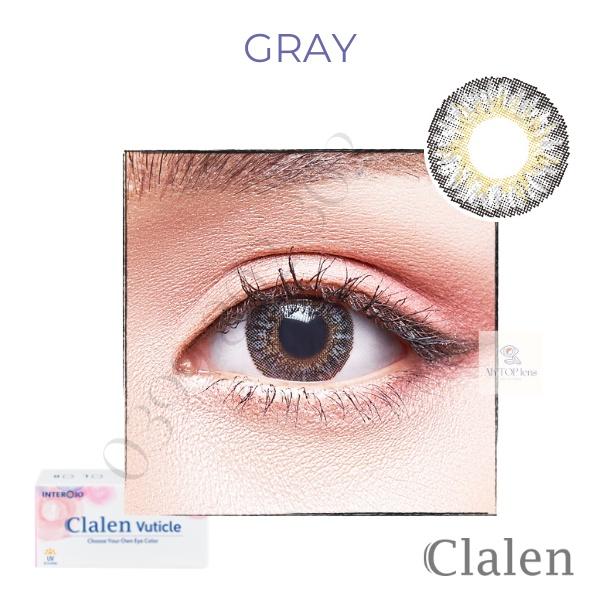 Lens màu xám Clalen Vuticle cho đôi mắt tự nhiên và rạng rỡ(có đến 10 độ)