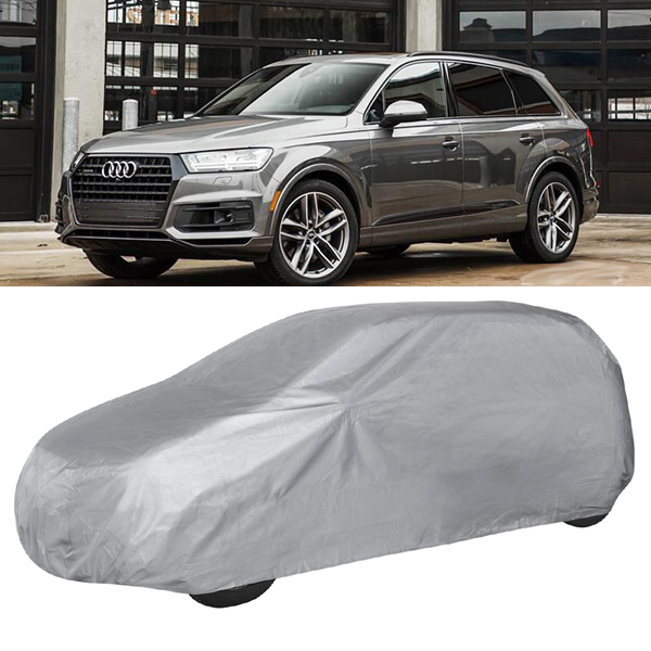 Bạt Phủ xe Audi Q7 Đường May Kép Trần 2 Lần Chỉ Chắc Chắn. Vải Dù Siêu Bền