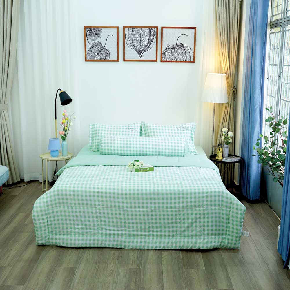 Chăn hè Microfiber Xanh Lá Everon Lite ELM203 200 x 220cm