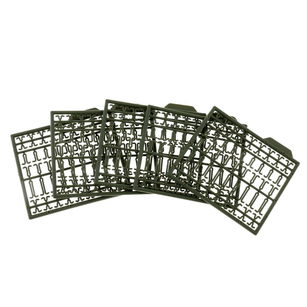 5pcs Boilie Stopper Lure Stops Hair Rig Extender Fishing Accessories Green