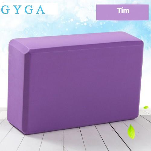 Gạch tập yoga cao cấp EVA 200g cứng gấp đôi gạch thông thường GYGA