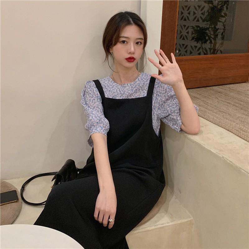 Set yếm ulzzang kèm áo
