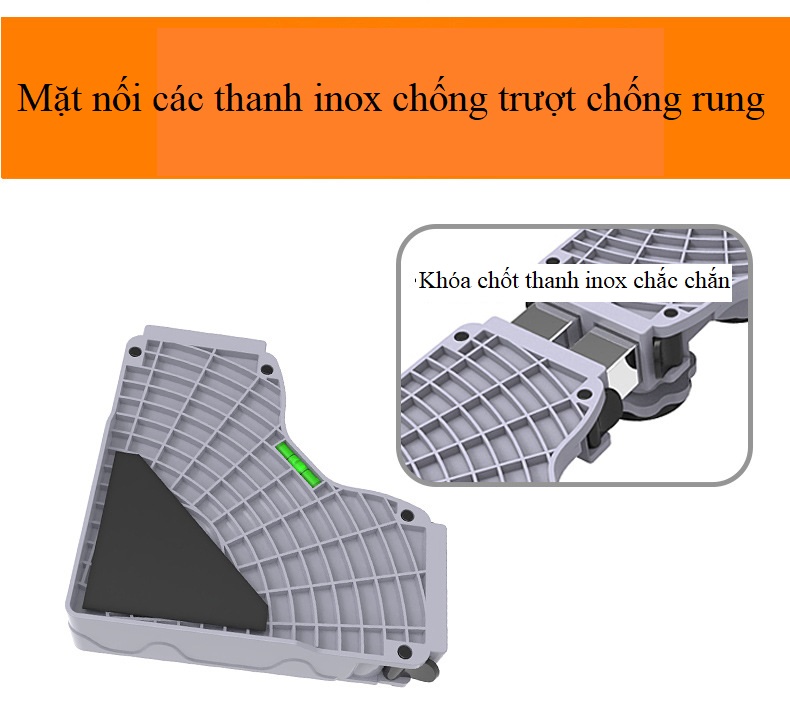 Chân kê tủ lạnh , máy giặt cao cấp tùy chỉnh kích thước từ 42- 90cm