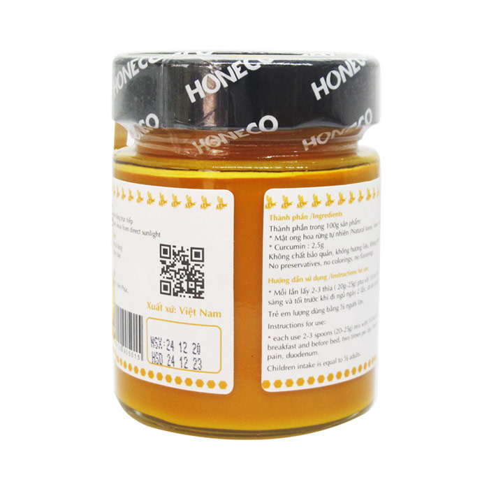 Mật ong nghệ Curcumin Honeco 250g