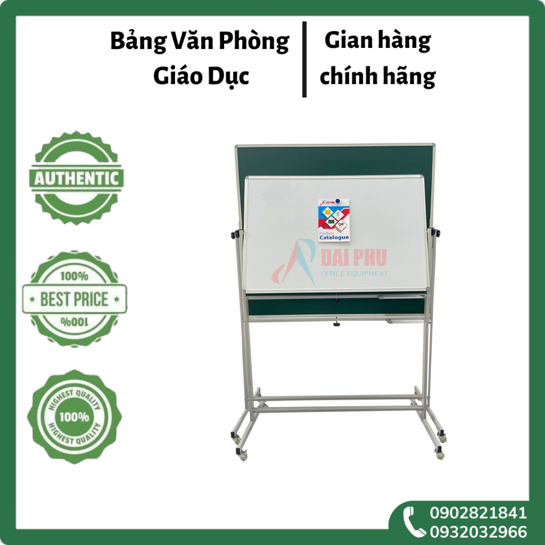 Bảng Từ 2 Mặt Xanh Trắng Di Động Tiện Lợi Chất Lượng Cao