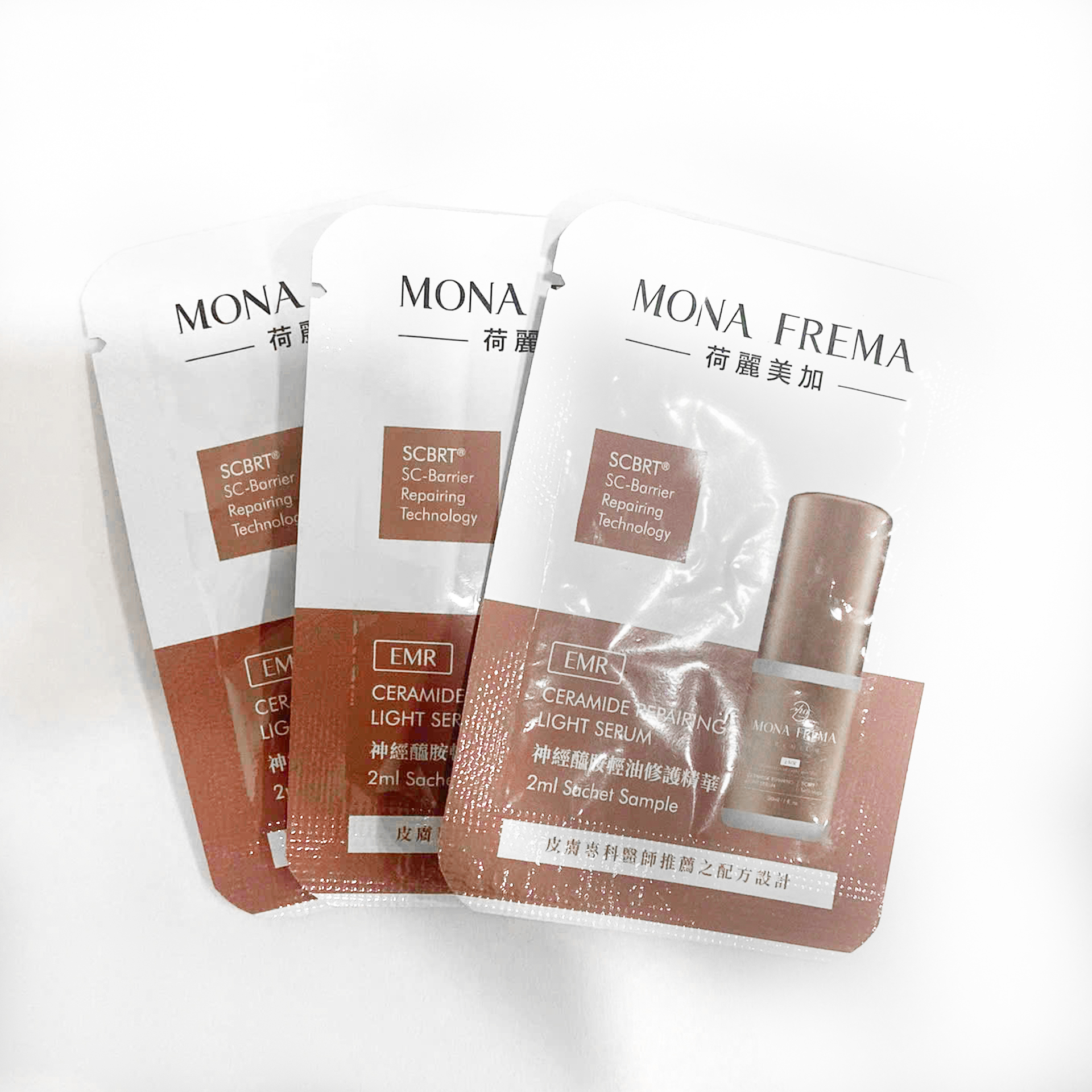 Serum Dưỡng Ẩm Cấp Dầu Mona Frema EMR Ceramide Repairing Light Serum 30ml