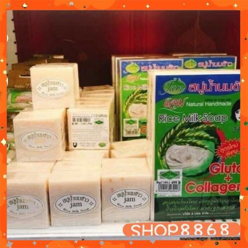 Xà phòng cám gạo Thái Lan Jam Rice Milk Soap ( lẻ 1 viên) - Shop8868