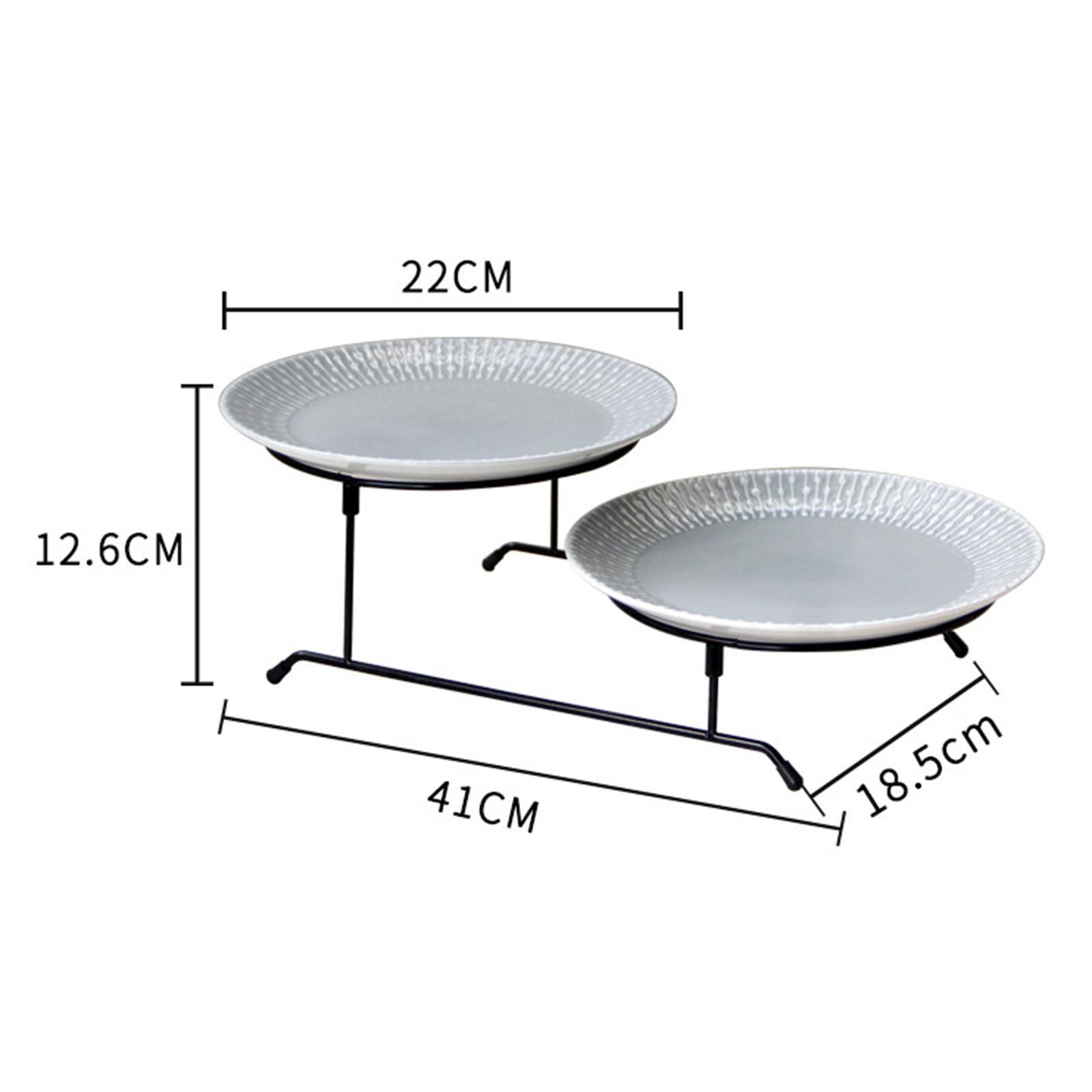Dessert Cake Stand Jewelry Trinket Tray Cake Serving Tray for Bathroom Kitchen Countertop