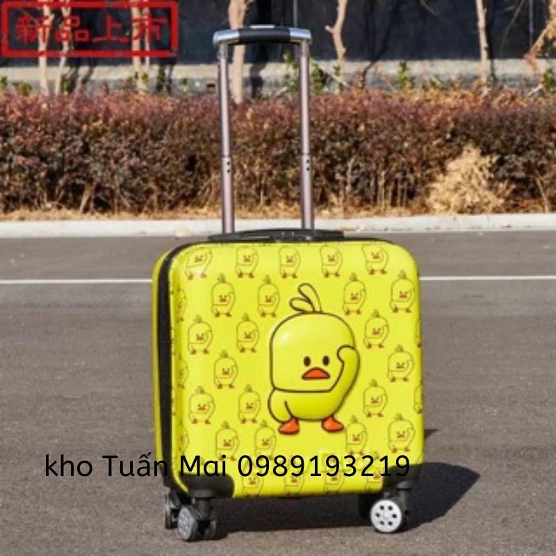 Vali cho bé Minion cảm xúc hai mặt in Vali kéo cho trẻ em trai gái cao cấp sẵn hàng nhập khẩu đc loại 1