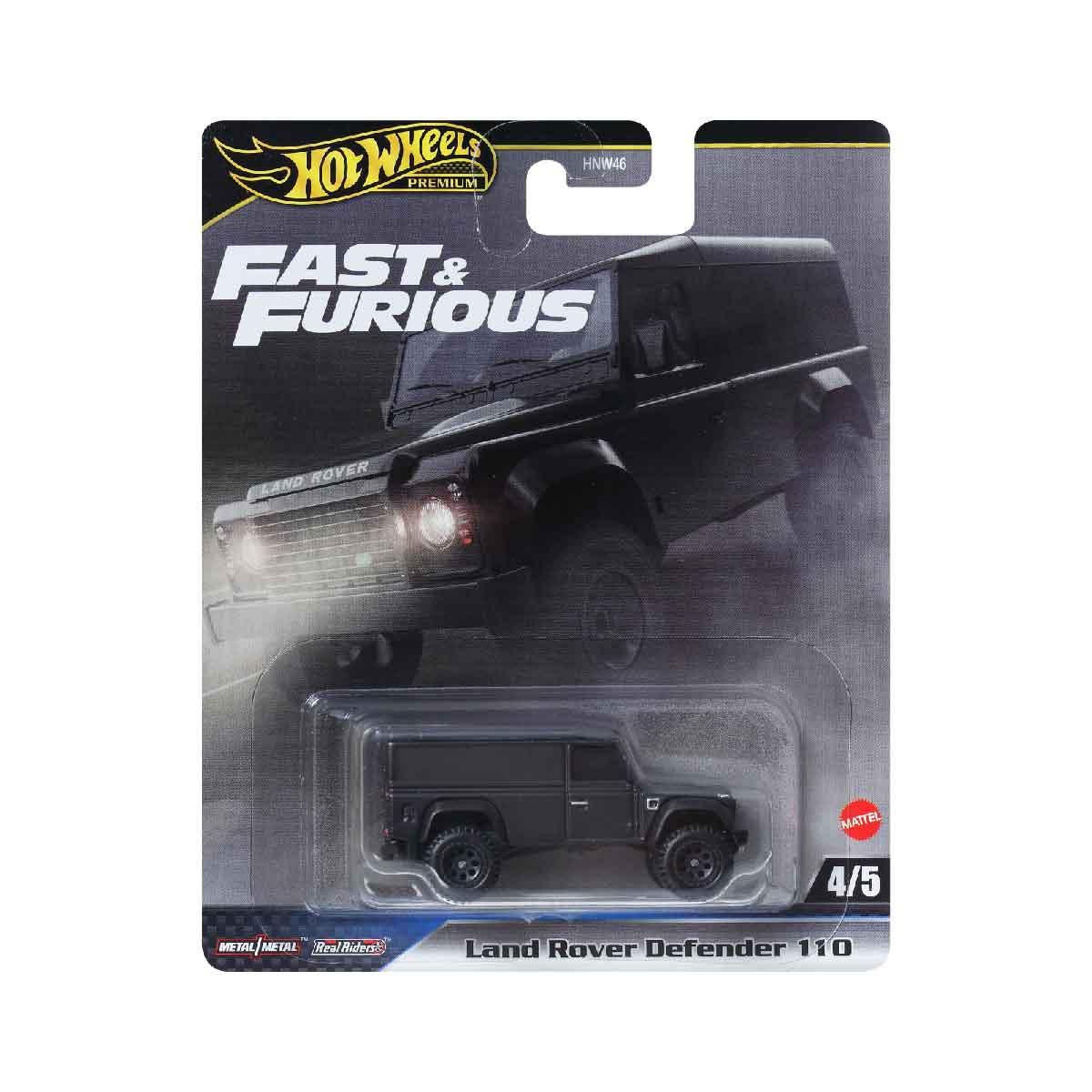Đồ Chơi Siêu Xe Premium Fast&amp;Furious Land Rover Defender 110 Panel HOT WHEELS JBL98/HNW46