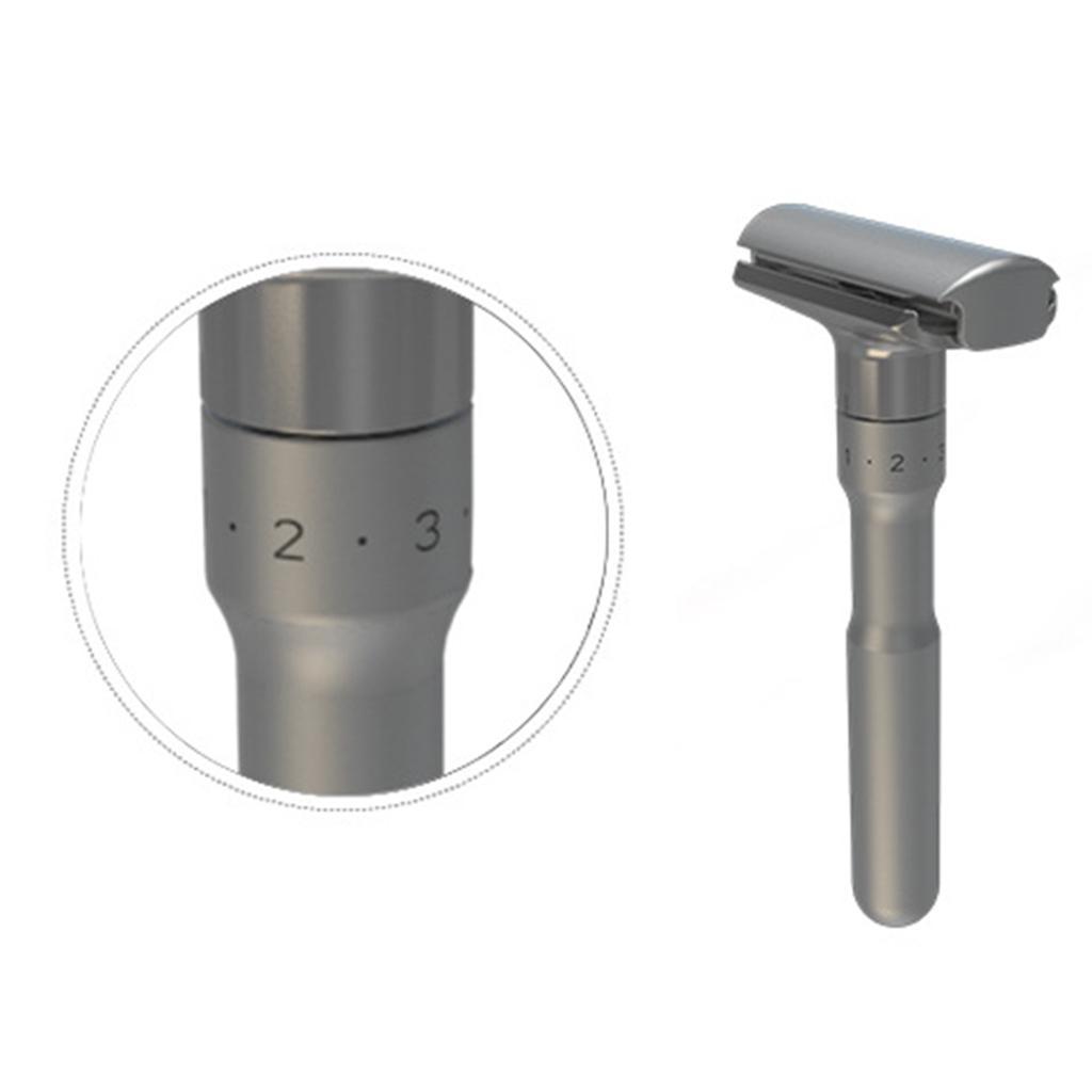 Mens Classic Double Edge Safety Razor Beard Shaver + Free Stainless Steel Blades