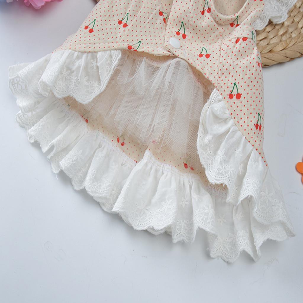 Cute Pet Dog Puppy Dress Clothes Dog Princess Summer Dress