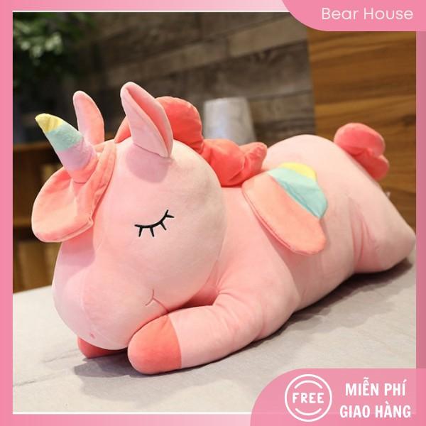 GẤU BÔNG UNICORN, GỐI ÔM NGỰA PONY 1 SỪNG DỄ THƯƠNG HOT TREND