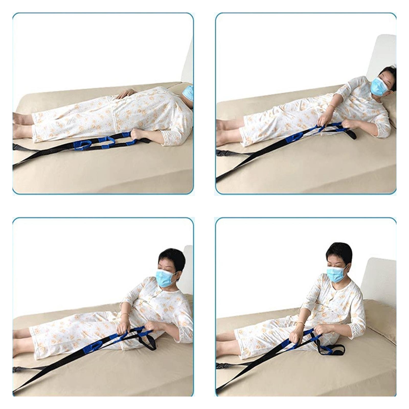 Bed Ladder Assist Padded Hand Grip Rope Ladder Sit up Hoist for Elderly