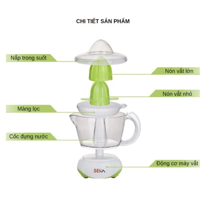 Máy vắt nước cam seka SK-689 / JE 623D đa năng-Hàng nhập khẩu