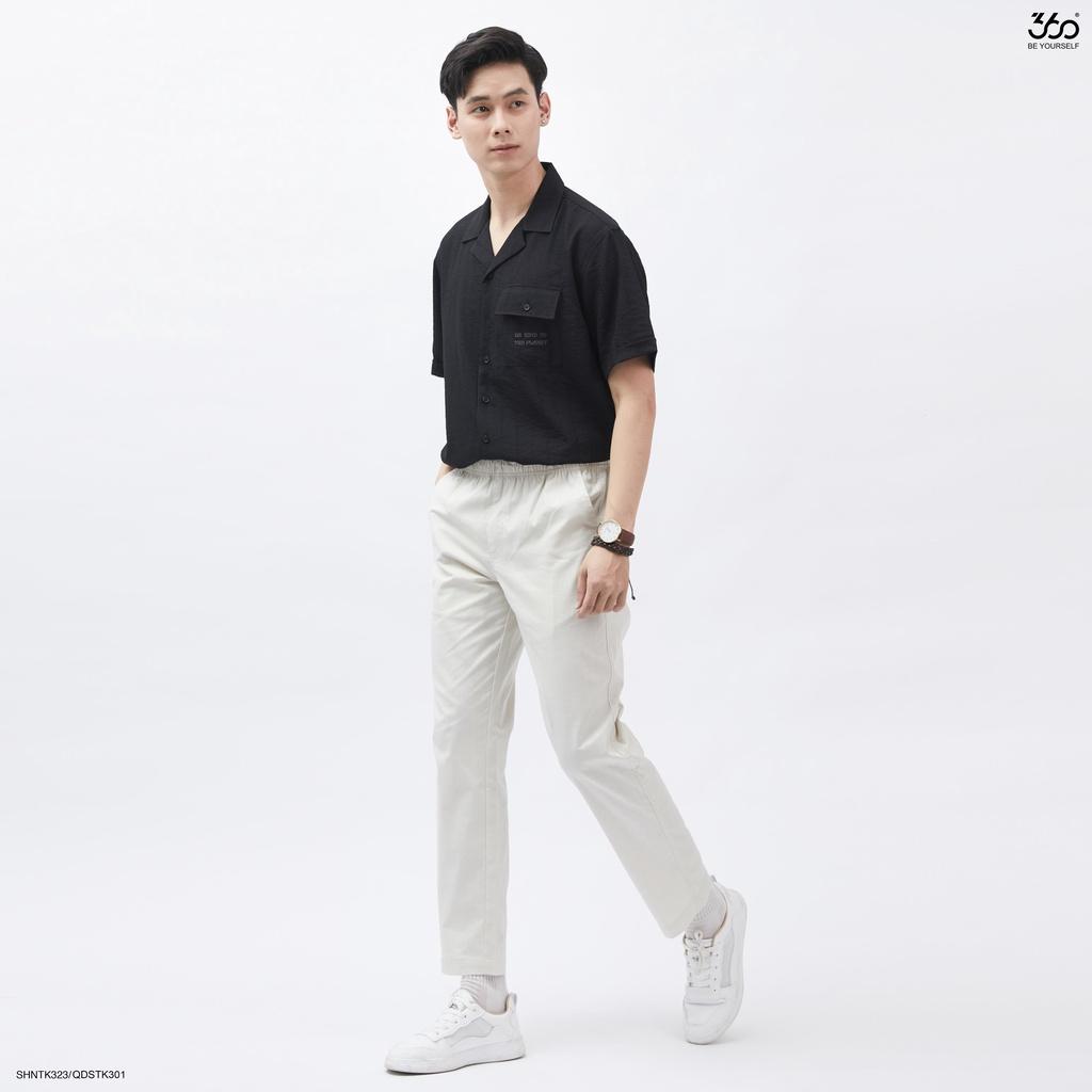 Quần dài cạp chun thương hiệu thời trang nam 360Boutique chất liệu cotton - QDSTK301