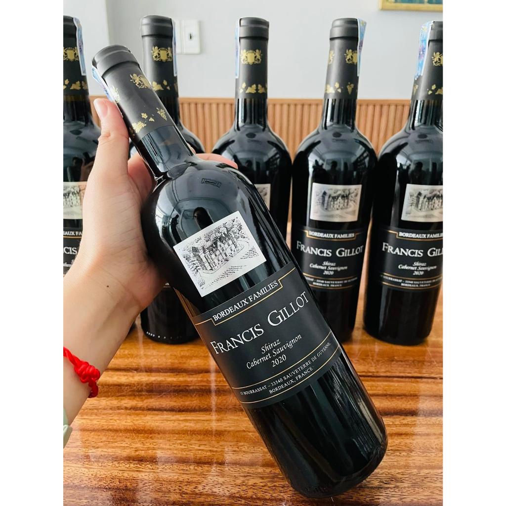 Rượu vang Pháp Francis Gillot Shiraz (nhãn đen)