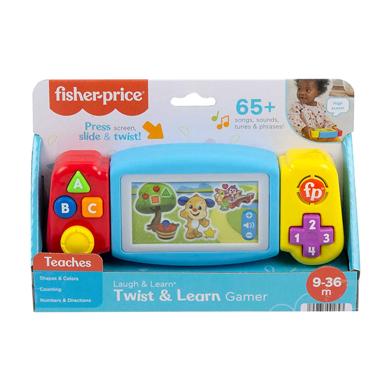 Đồ Chơi FISHER PRICE Máy Chơi Game Vui Học 2 Tay Cầm Cho Bé HJN97