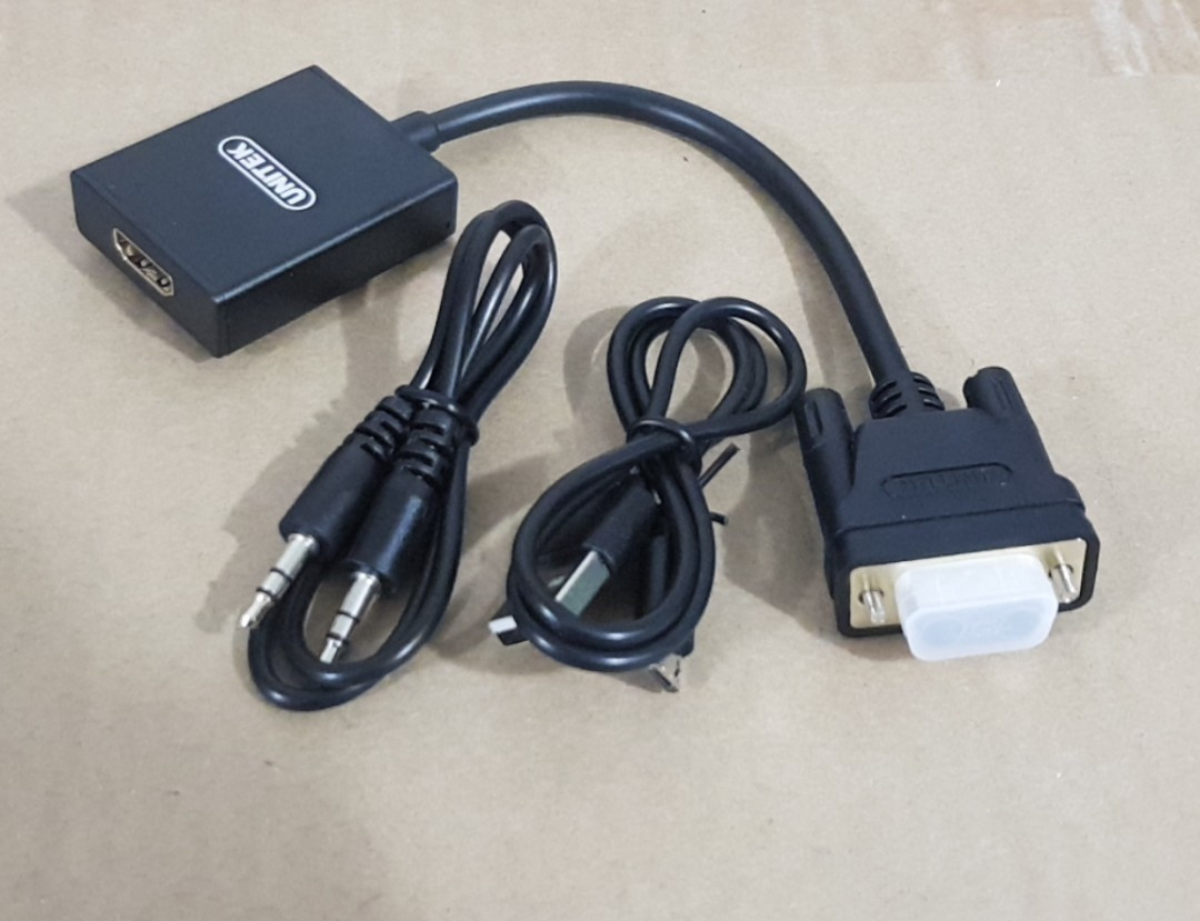 Cáp chuyển Vga sang hdmi Unitek V112ABK - Hàng Nhập Khẩu