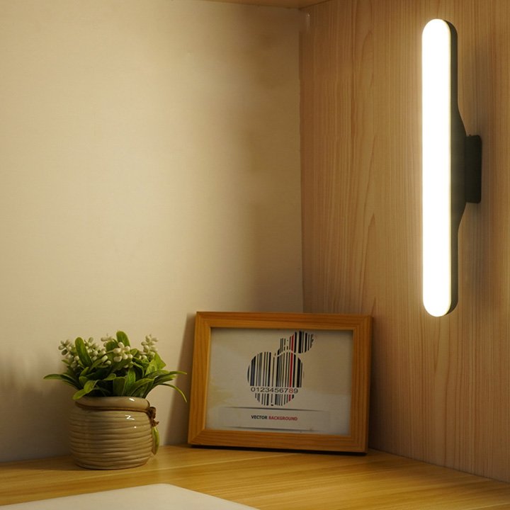 Đèn Led gắn tường, tủ đọc sách tích điện đa năng 4 cấp độ