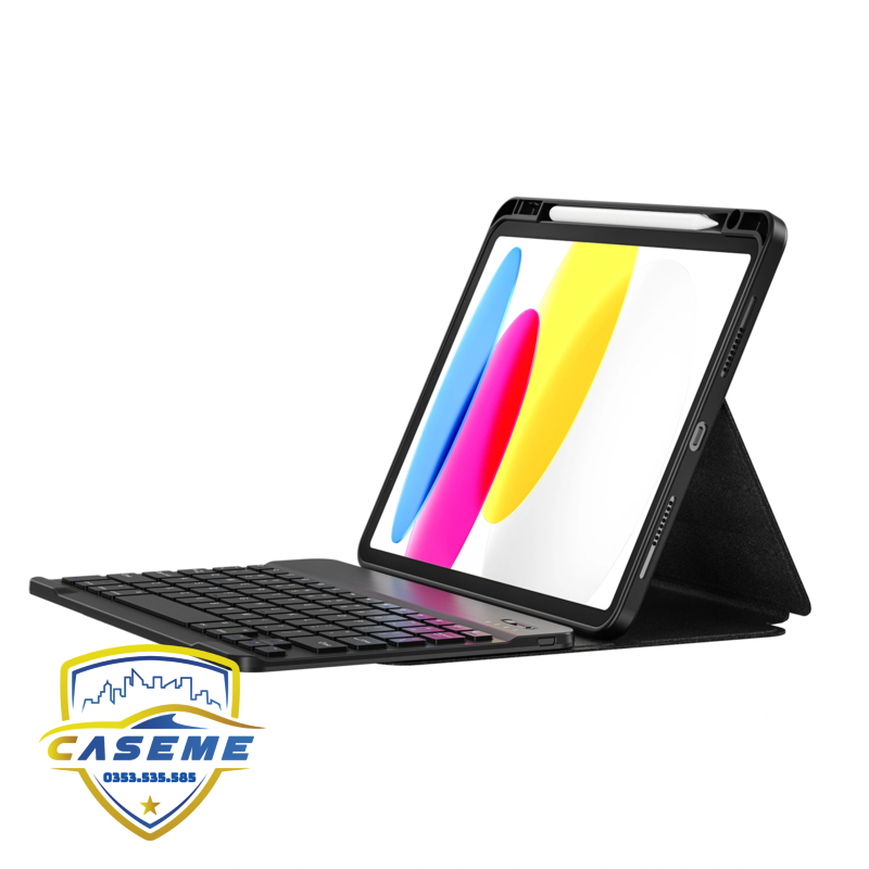Bao da bàn phím dành cho iPad 10.2 inch, iPad 10.5 inch, iPad 10.9 inch, iPad Pro 11 inch, iPad 11 inch 2025 (Gen 11) Folio Protective - Hàng Chính Hãng