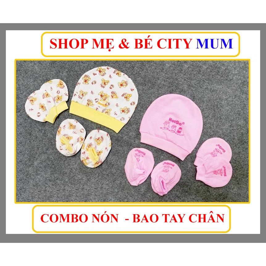 BỘ NÓN , BAO TÂY CHÂN SƠ SINH 