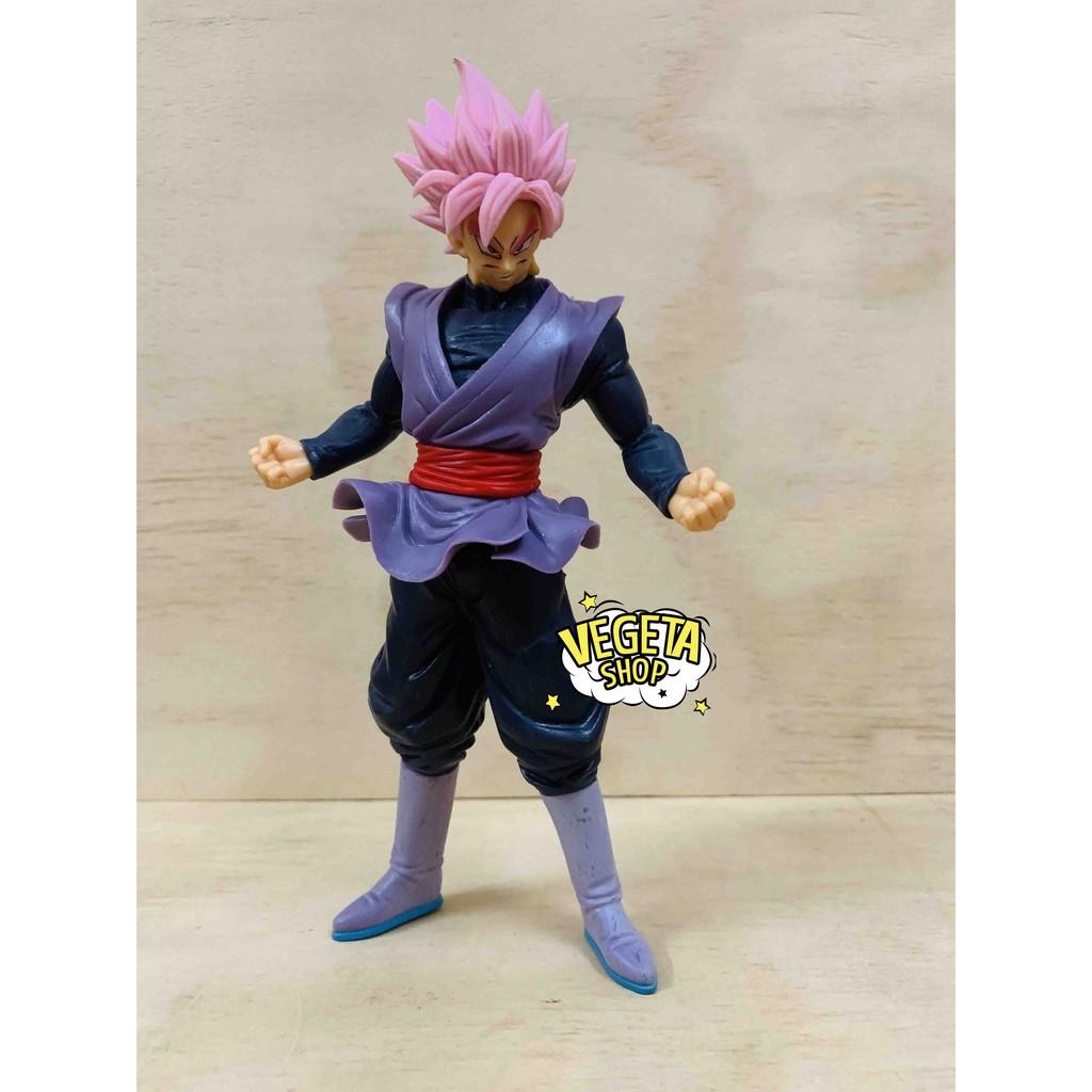 Mô hình Goku Rose Dragon Ball Super - Mô hình Songoku Son Goku Black Super Saiyan Rose - Goku tóc hồng - Cao 18cm