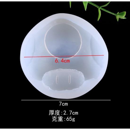 Khuôn silicon rau câu 4d làm bánh cây Nấm lùn