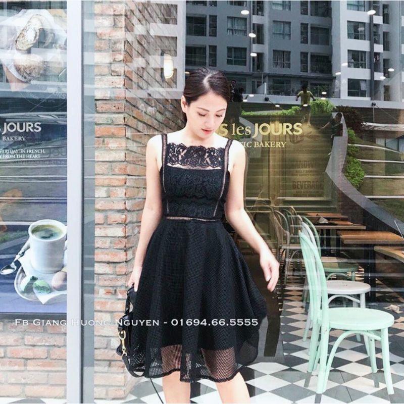 Đầm Ren Nữ Dự Tiệc Cao Cấp Hàng Shop ảnh thật