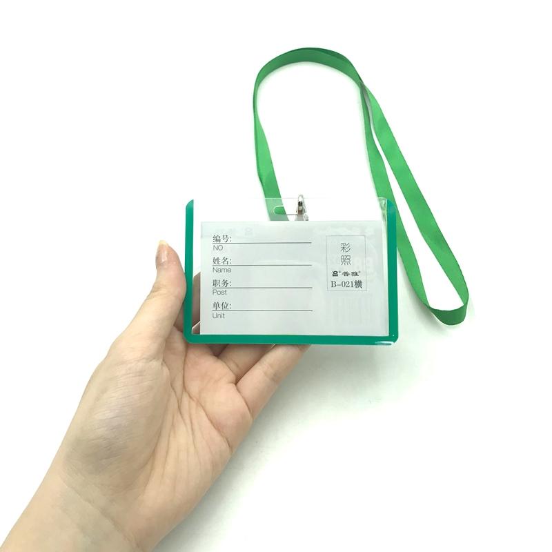 Bộ 2 Bảng Tên Dây Lụa B8-021 - Mẫu 3 - Xanh Lá