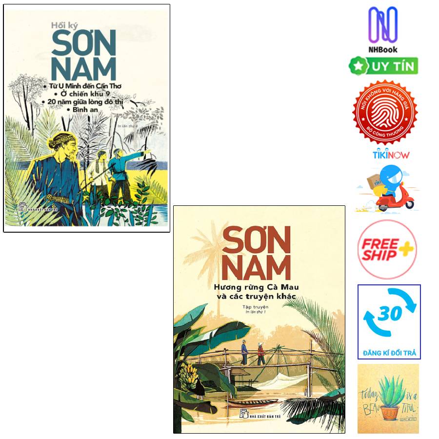 Combo Sơn Nam- Hương Rừng Cà Mau Và Các Truyện Khác Và Hồi Ký. Từ U Minh Đến Cần Thơ…
