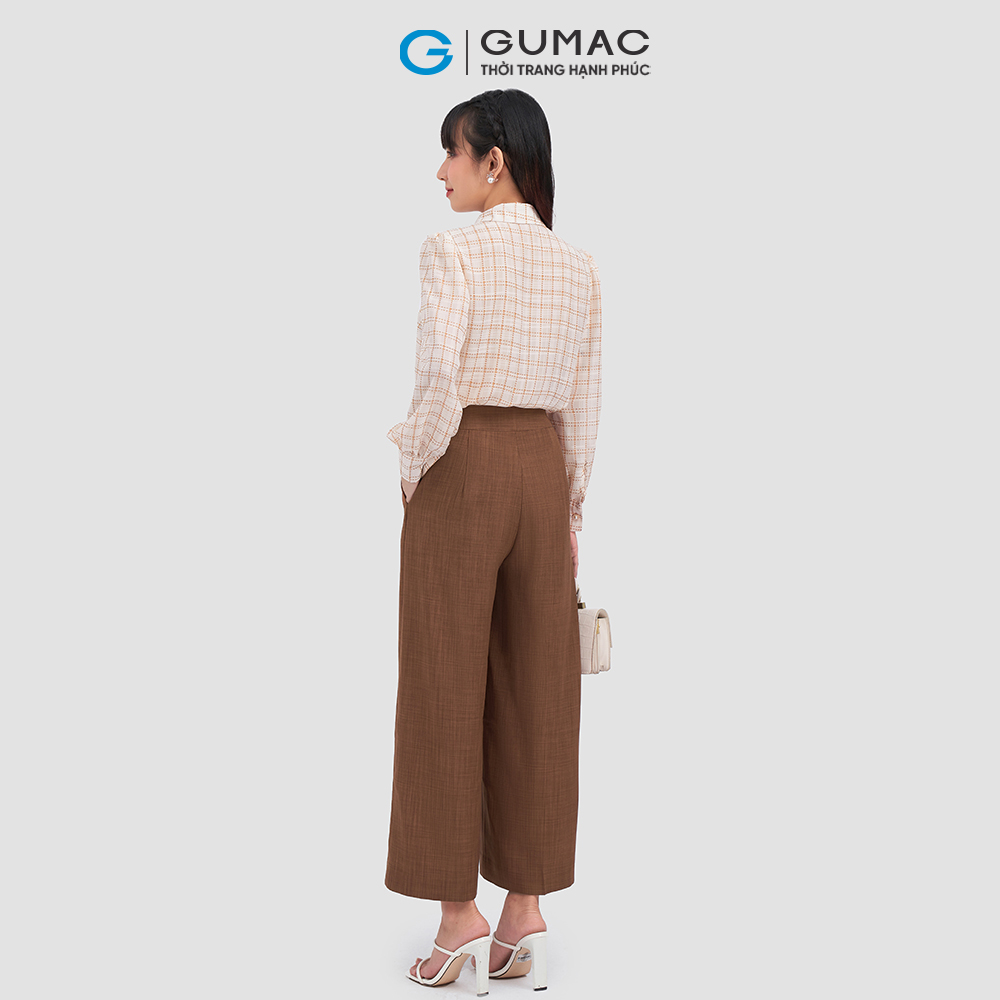 Quần ống rộng thời trang GUMAC QC11002