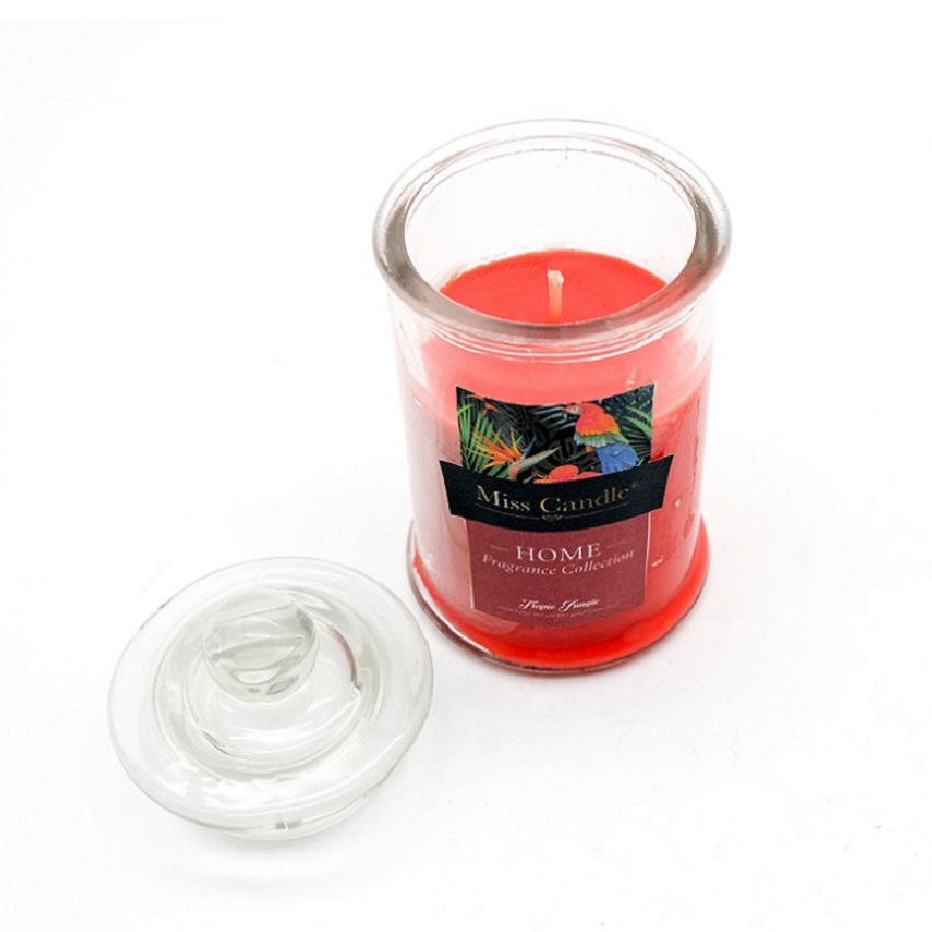 Nến thơm Miss Candle FTRAMART MIC5678 ly D6H11 95g, cháy 25 giờ, Nhiều mùi hương, Nguyên liệu sáp tinh luyện nhập khẩu, An toàn tuyệt đối, Hương thơm thiên nhiên