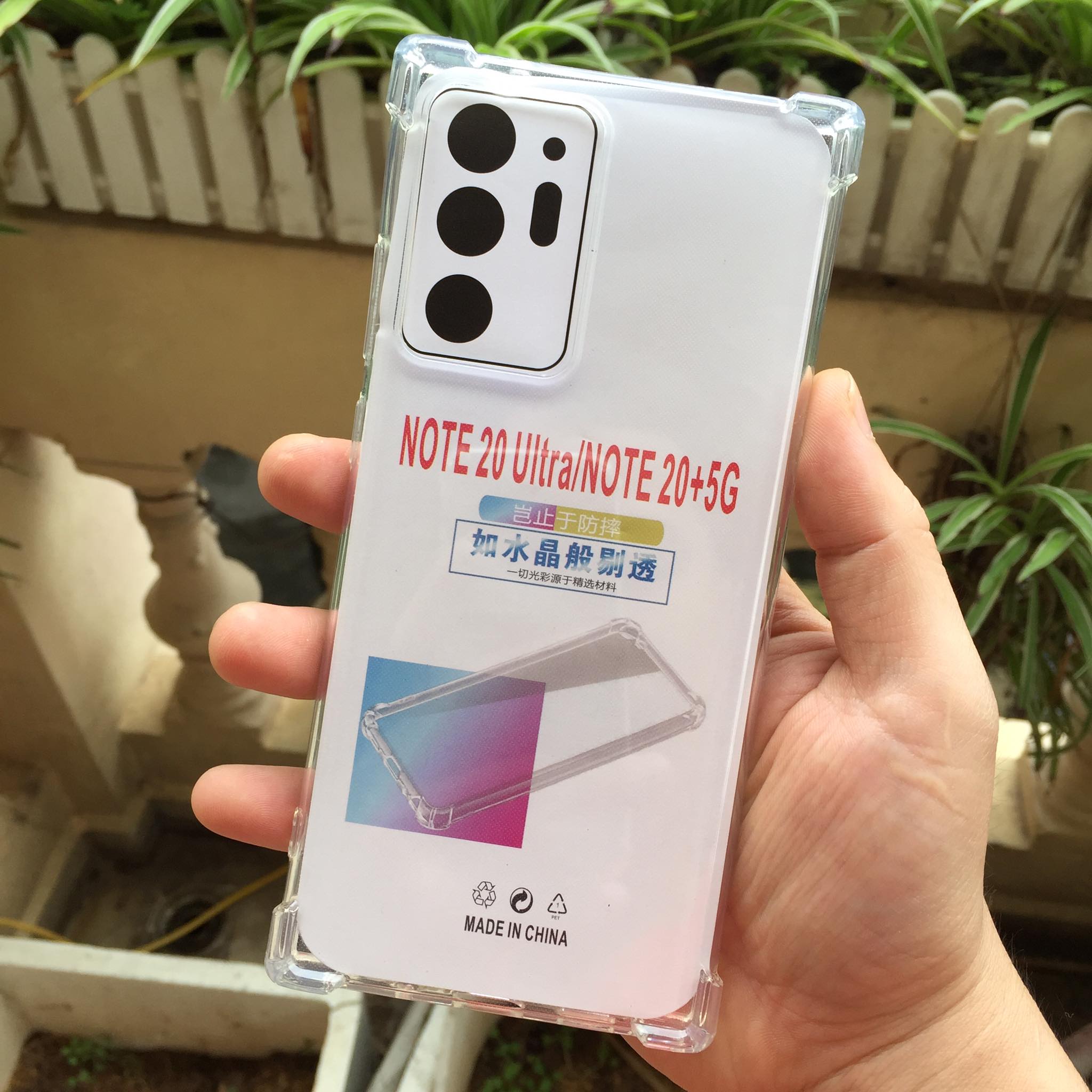 Ốp lưng cho Samsung Galaxy Note 20 Ultra/ note 20 Ultra 5G - chống sốc trong suốt